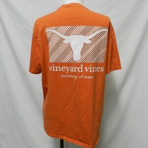 Vineyard Vines University of Texas Longhorn Vintage t shirt top Size Large Lg L